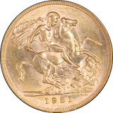 1899 and 1931 Perth Mint Gold Sovereign Pair EF