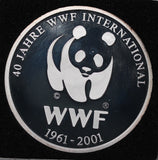 2001 40 Years of WWF - Tigers 20g Silver Coin