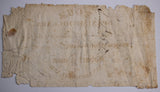 1823 Hobart Town Four Spanish Dollar Promissory Note VG