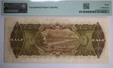 1926 Kell/Collins 10 Shilling Half Sovereign Overprint VF30EPQ Last Prefix Banknote