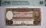 1934 Riddle/Heathershaw 10 Shilling Half Sovereign Overprint EF40EPQ Banknote