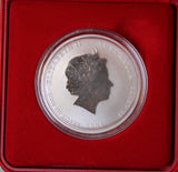 2008 1/2oz Coloured Silver Year of the Mouse Bullion Coin in Red Case