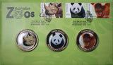 2012 Australian Zoo Sumatran Tiger Medallion and Australian Zoos 3 Medallion -  Medallion Cover Pair