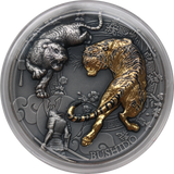 2021 2oz Antiqued Silver Bushido Coin in Capsule