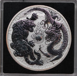 2018 Australia Dragon & Tiger 1oz Silver Coin