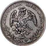 Mexico 1890 Silver 8 Reales Fine