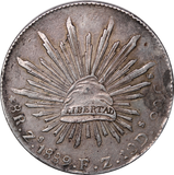 Mexico 1889 Silver 8 Reales Fine