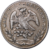 Mexico 1882 Silver 8 Reales Fine w/ Chopmarks