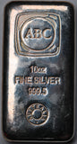 ABC 10oz Silver Cast Bar