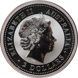 1999 Australian Kookaburra 2oz Silver Coin in Box