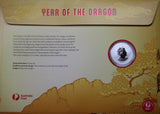 2024 Lunar Year of the Dragon Coloured 1/2oz Silver Coin PNC