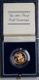 1983 GB Gold Half Sovereign Proof Coin