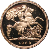 1983 GB Gold Half Sovereign Proof Coin