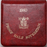 1980 GB Gold Half Sovereign Proof Coin