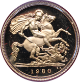 1980 GB Gold Half Sovereign Proof Coin