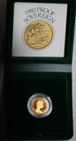 1980 GB Gold Sovereign Proof Coin