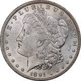 USA 1891 Morgan Silver Dollar UNC