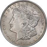 USA 1921 Morgan Silver Dollar UNC