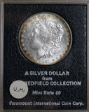 USA 1881S Silver Morgan Dollar UNC - Redfield Collection