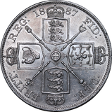 1887 GB Queen Victoria Jubilee Double Florin gEF