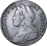 1734 GB George II Shilling Fine