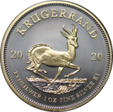 2020 South Africa Ruthenium and Gold Krugerrand Silver 1oz Coin