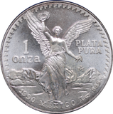 1990 Mexico 1oz Silver Libertad Coin