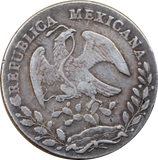 Mexico 1856 Silver 8 Reales VF w/ Chopmarks