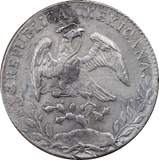 Mexico 1887 Silver 8 Reales EF