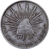 Mexico 1899 Silver Peso VF