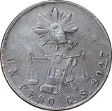 Mexico 1873 Silver Peso VF