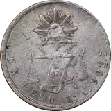Mexico 1870 Silver Peso VF
