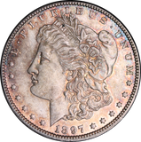 USA 1897 Morgan Silver Dollar UNC