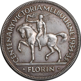 1934/35 Centenary Florin EF
