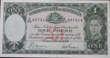 1938 Sheehan/McFarlane One Pound Note gVF