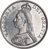 1887 GB Queen Victoria Jubilee Double Florin UNC