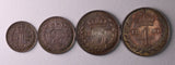 1890 Silver Maundy Coin Set Queen Victoria