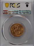 1907 Melbourne Mint Gold Sovereign PCGS MS62