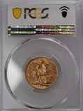 1909 GB Gold Sovereign PCGS MS61