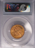 1930 South Africa Gold Sovereign PCGS MS63