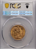 1918 Melbourne Mint Gold Sovereign PCGS AU58