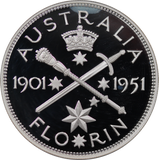 1998 1951 Federation Silver Florin Coin