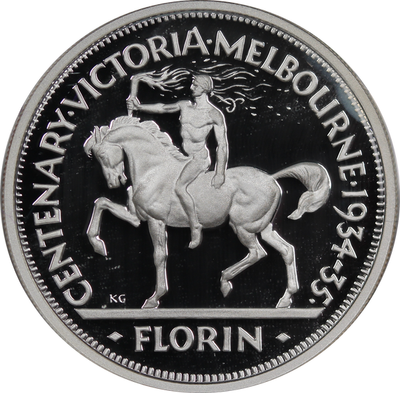 1998 1934/35 Melbourne Centenary Silver Florin Coin