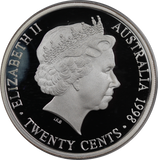 1998 1934/35 Melbourne Centenary Silver Florin Coin