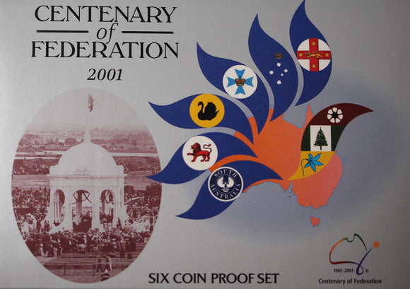 2001 Proof Set Centenary of Federation