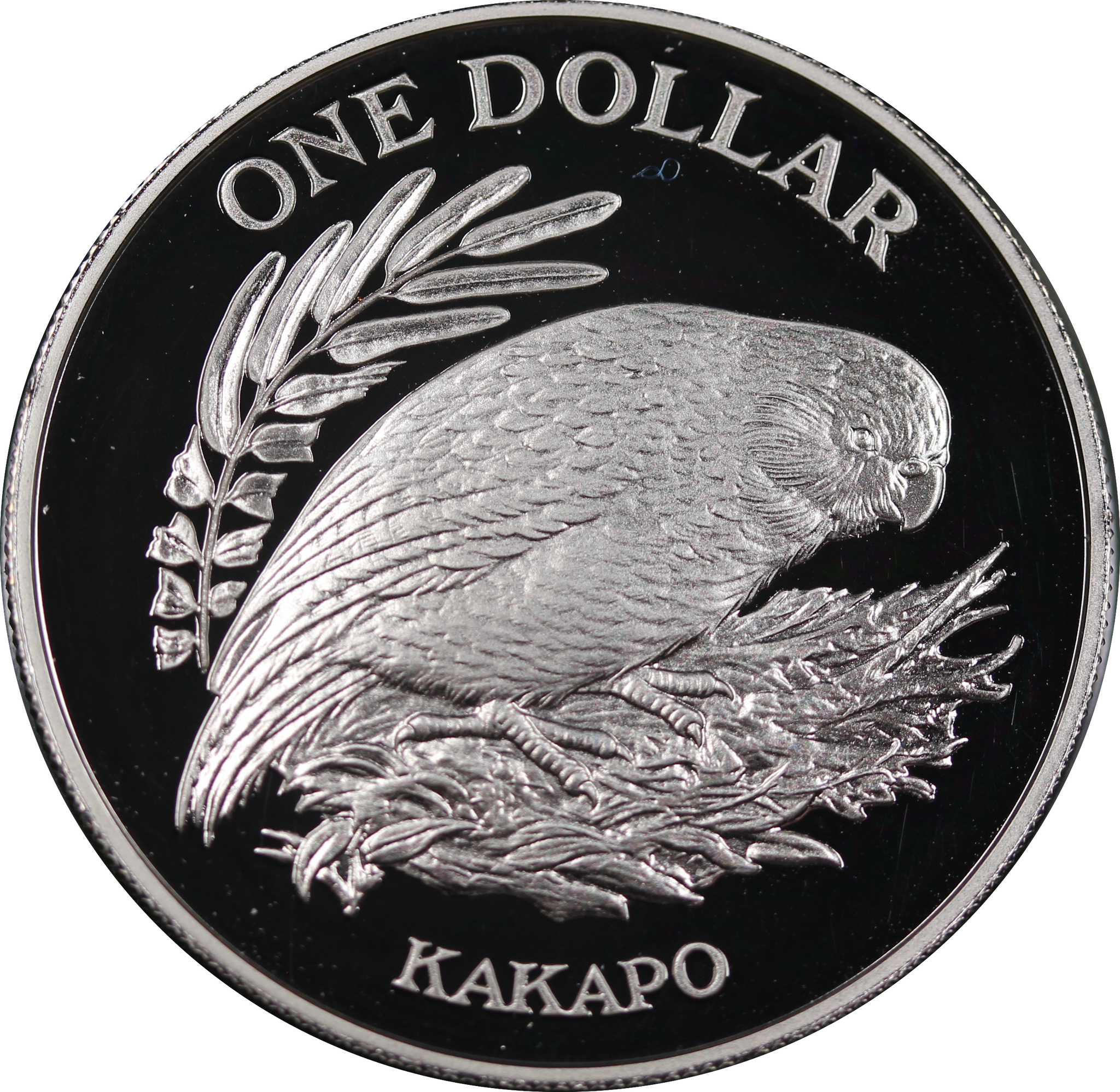 New Zealand 1986 Kakapo $1 Silver Proof Coin – Thompsons Coins New Zealand 1986 Kakapo $1 Silver Proof Coin – Thompsons Coins