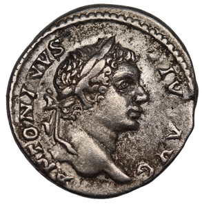 Rome Caracalla Silver Denarius 193-217AD VF