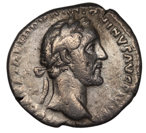 Rome Antoninus Pius Silver Denarius 138-161AD good Fine