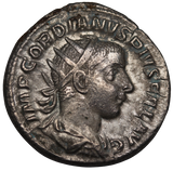Rome Gordian Silver Denarius 238-244AD VF