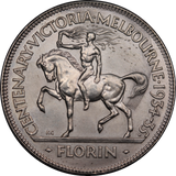 1934/35 Centenary Florin UNC